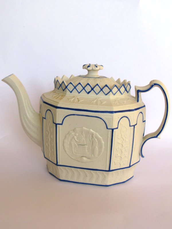 Mid 19th Century Smear Glazed Teapot